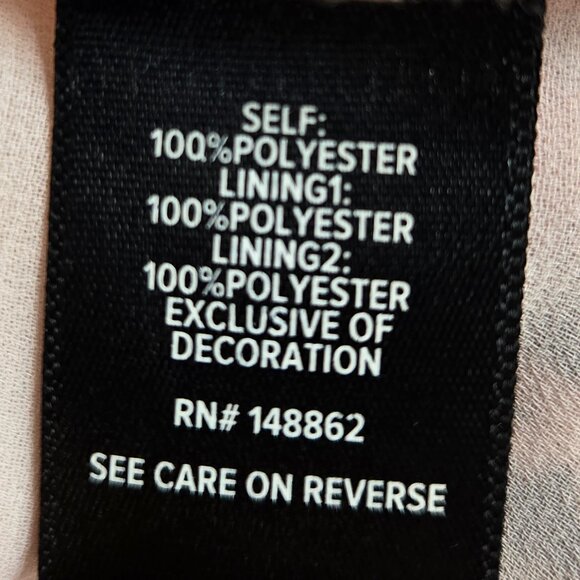 725-30 Torrid Blush Pink Floral Chiffon Sharkbite Tunic Cami Size 2 18/20 - Picture 13 of 14